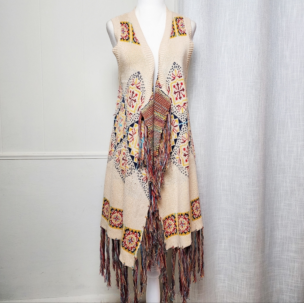 Powder River| Womens| Western| boho Sweater Vest |